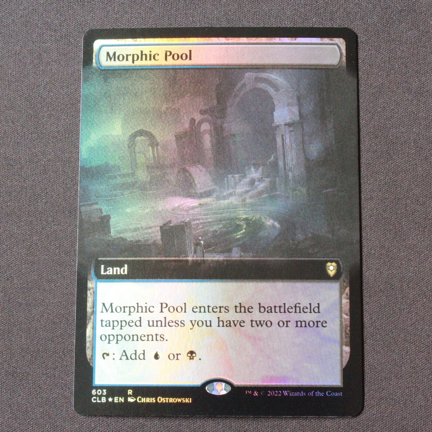 MTG Battle for Baldur's Gate (CLB) Rare FOIL Morphic Pool (Extended Art) 603 NM