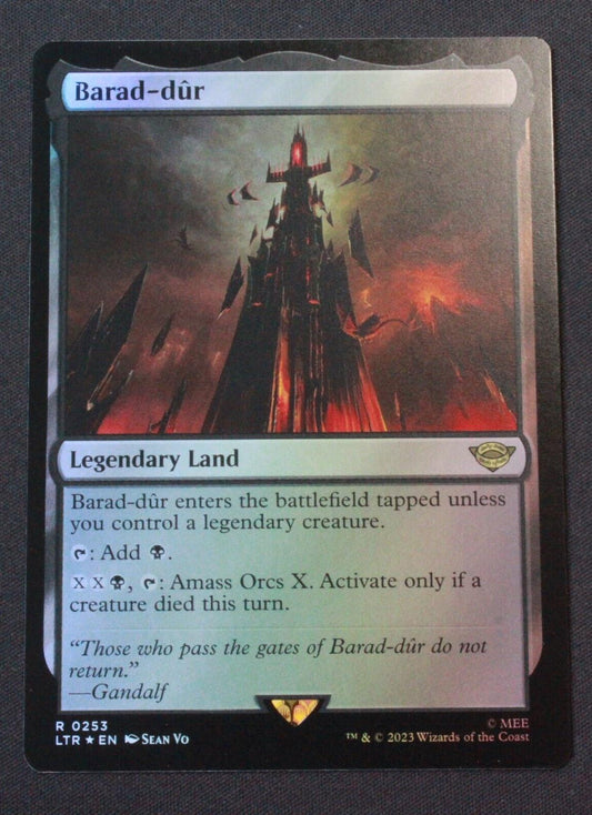 MTG The Lord of the Rings (LTR) Rare FOIL Barad-dur 253 NM