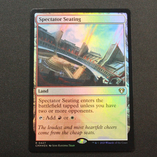 MTG Commander Masters (CMM) Rare FOIL Spectator Seating 427 NM