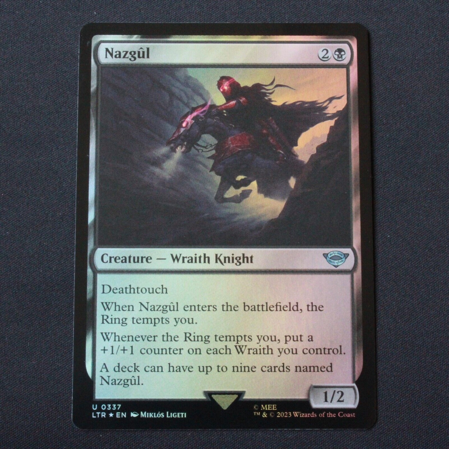 MTG The Lord of the Rings (LTR) Uncommon FOIL Nazgul 337 NM