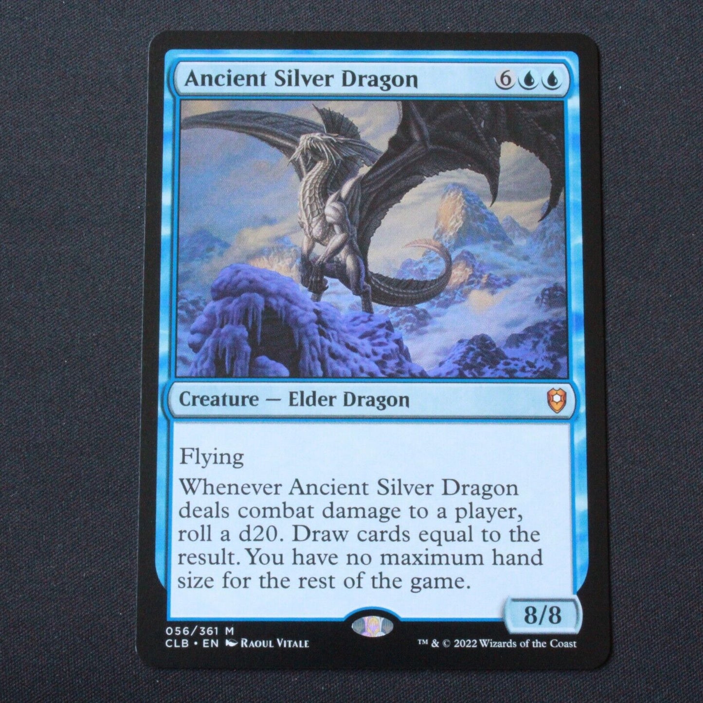 MTG Commander Legends Battle for Baldur's Gate CLB M Ancient Silver Dragon 56 NM