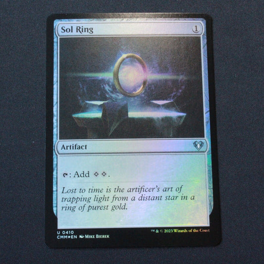 MTG Commander Masters (CMM) Uncommon FOIL Sol Ring 410 NM