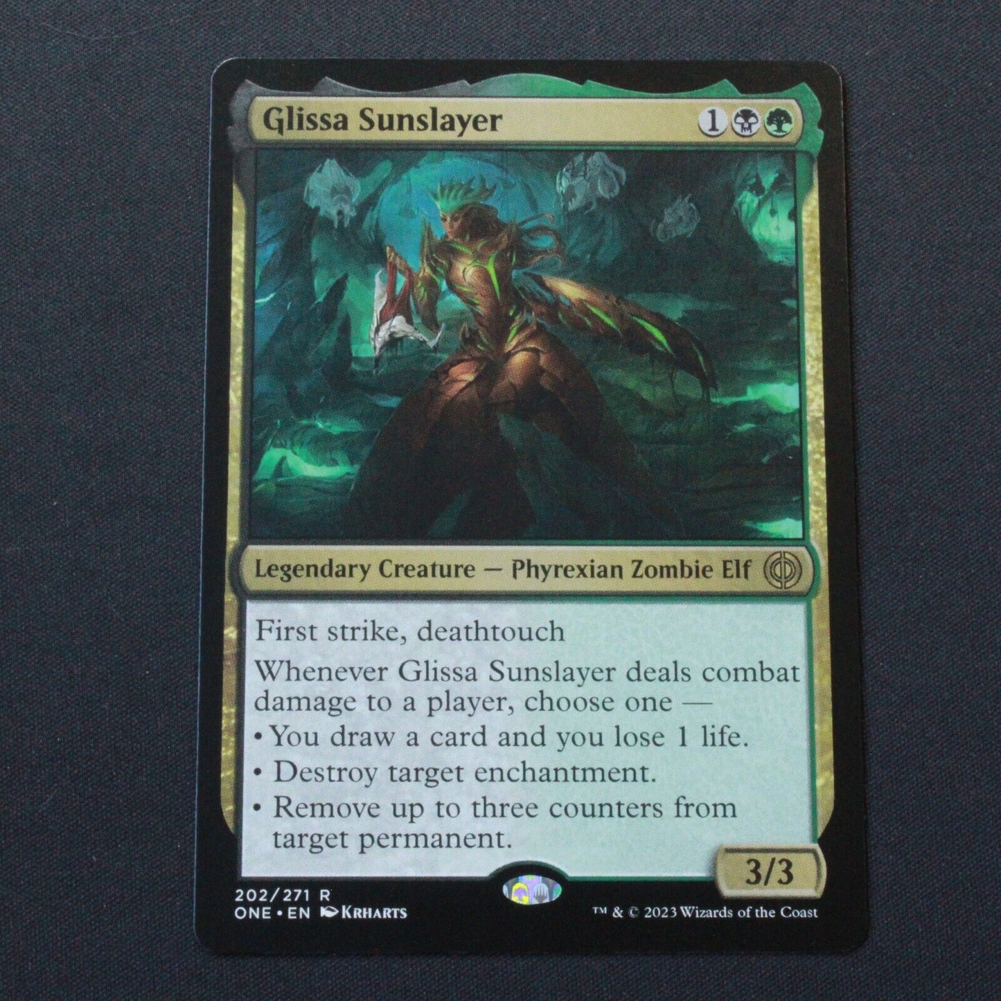 MTG Phyrexia: All Will Be One (ONE) Rare Glissa Sunslayer 202 NM