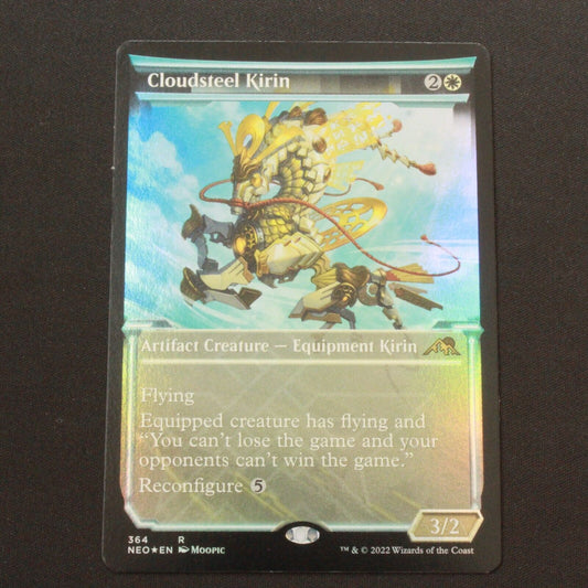 MTG Kamigawa: Neon Dynasty (NEO) Rare FOIL Cloudsteel Kirin (Showcase) 364 NM