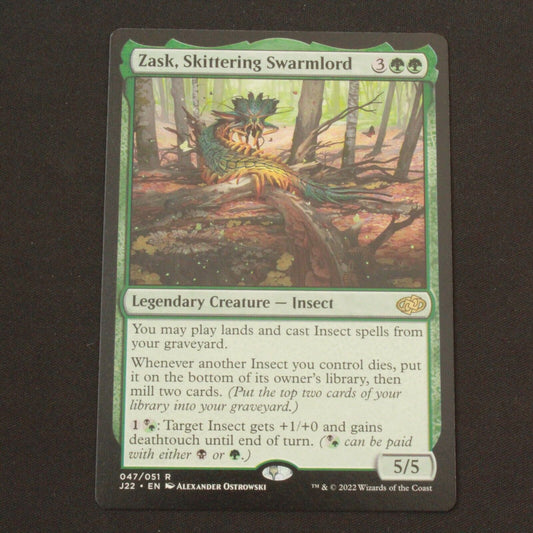 MTG Jumpstart 2022 (J22) Rare Zask, Skittering Swarmlord 47 NM