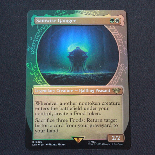 MTG The Lord of the Rings (LTR) Rare FOIL Samwise Gamgee (Showcase) 327 NM