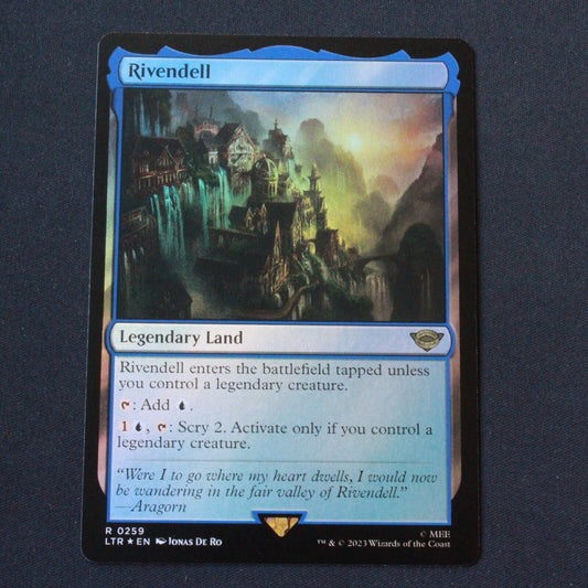 MTG The Lord of the Rings (LTR) Rare FOIL Rivendell 259 NM