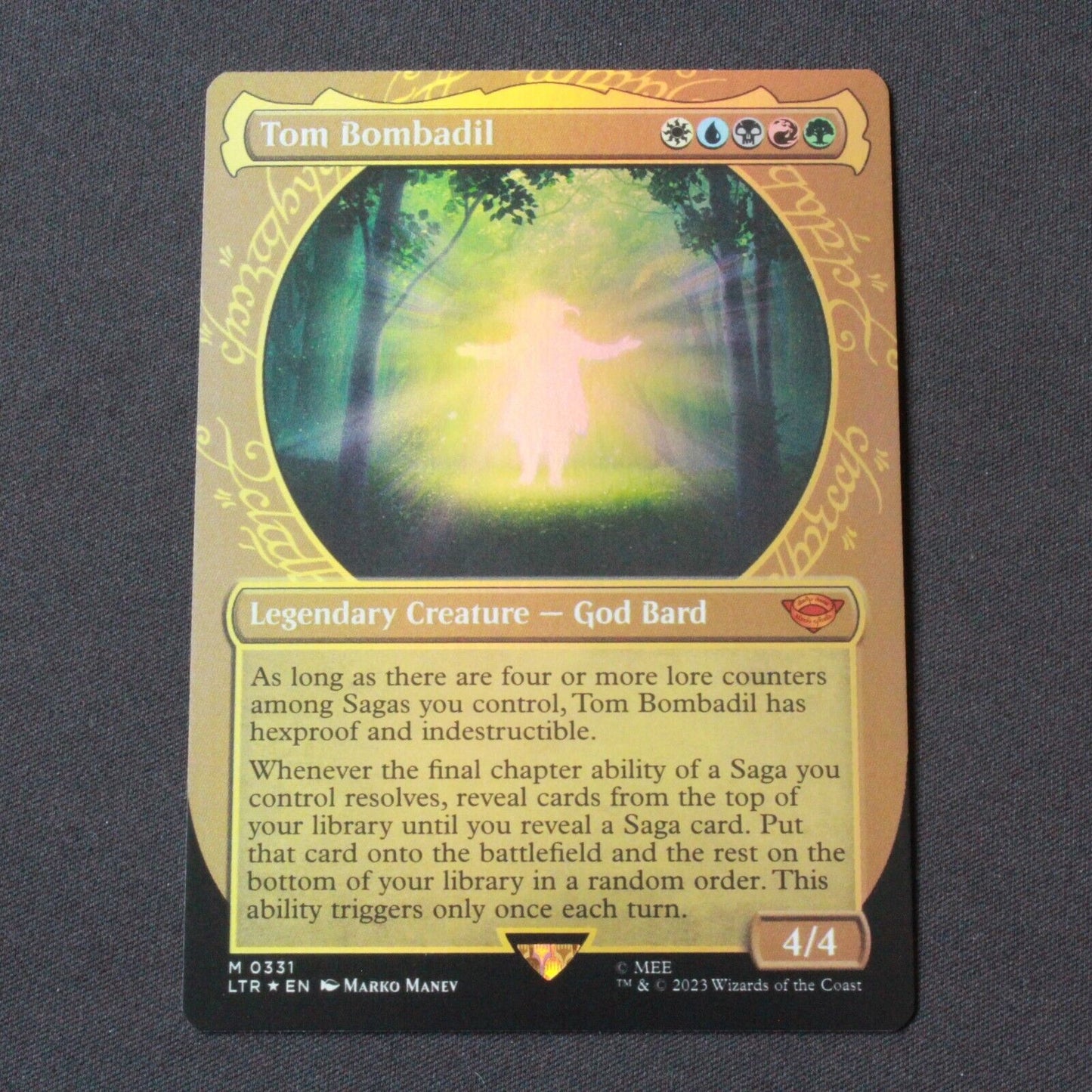 MTG Lord of the Rings (LTR) Mythic FOIL Tom Bombadil (Showcase) 331 NM