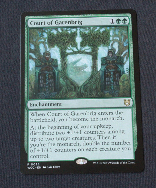 MTG Commander: Wilds of Eldraine (WOC) Rare Court of Garenbrig 25 NM