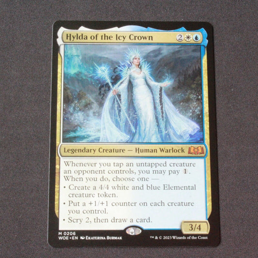 MTG Wilds of Eldraine (WOE) Mythic Hylda of the Icy Crown 206 NM