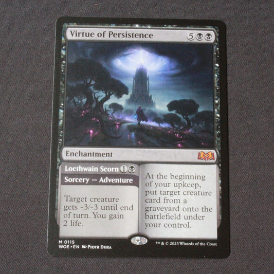 MTG Wilds of Eldraine (WOE) Mythic Virtue of Persistence 115 NM