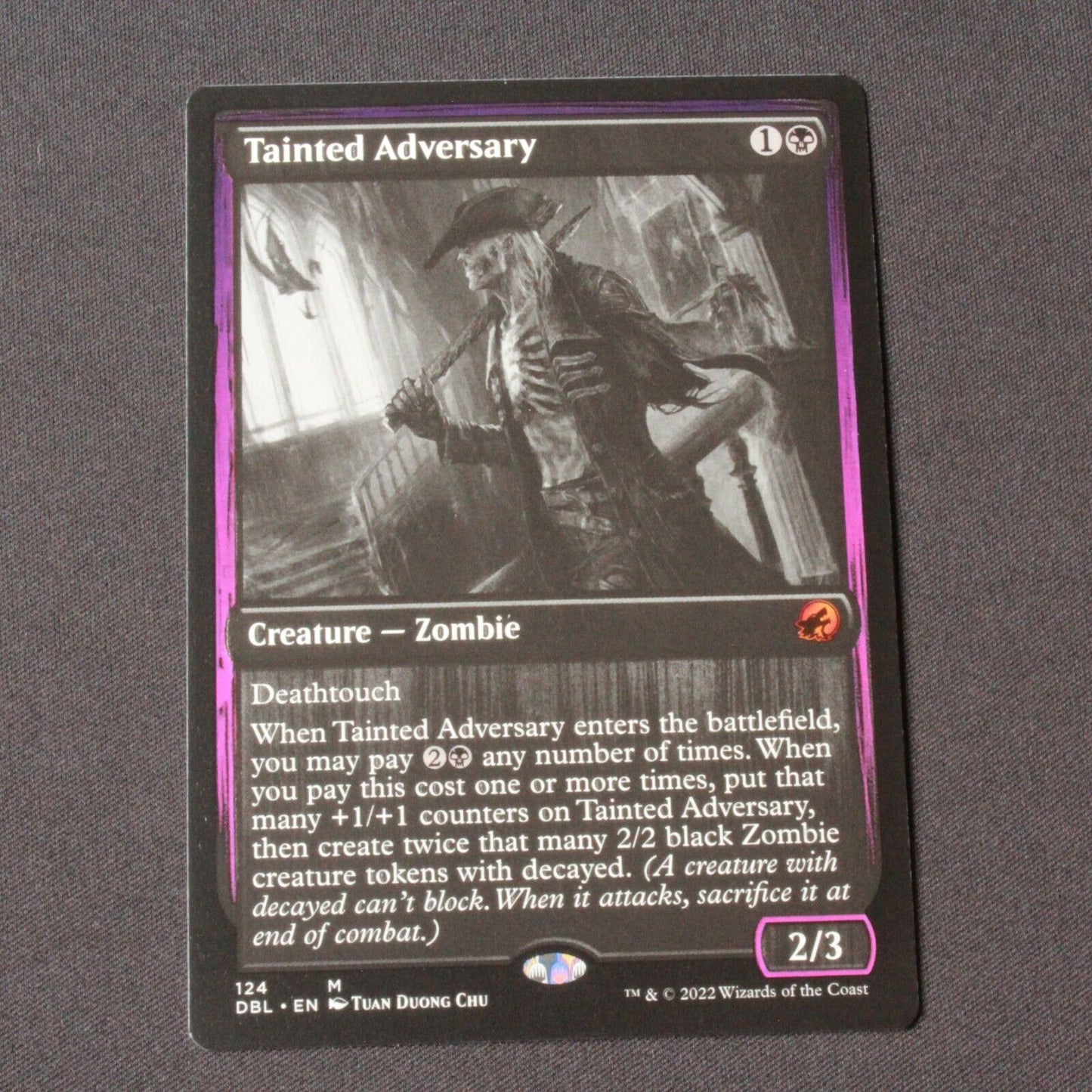 MTG Innistrad: Double Feature (DBL) Mythic Tainted Adversary 124 NM