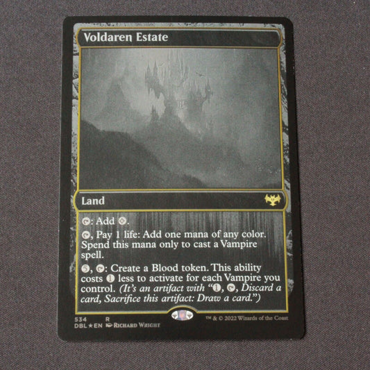 MTG Innistrad: Double Feature (DBL) Rare FOIL Voldaren Estate 534 NM