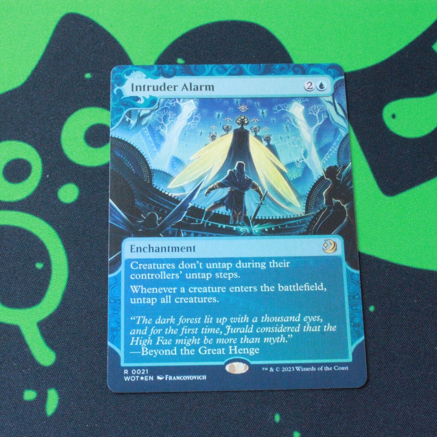 MTG Wilds of Eldraine: Enchanting Tales (WOT) Rare FOIL Intruder Alarm 21 NM