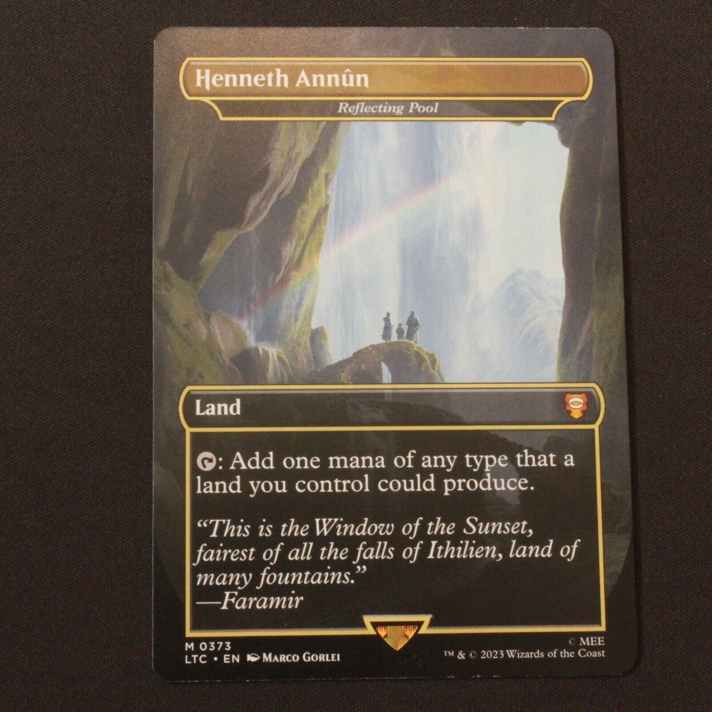 MTG Commander Lord of the Rings: LTC Mythic Henneth Annun Reflecting Pool 373 NM