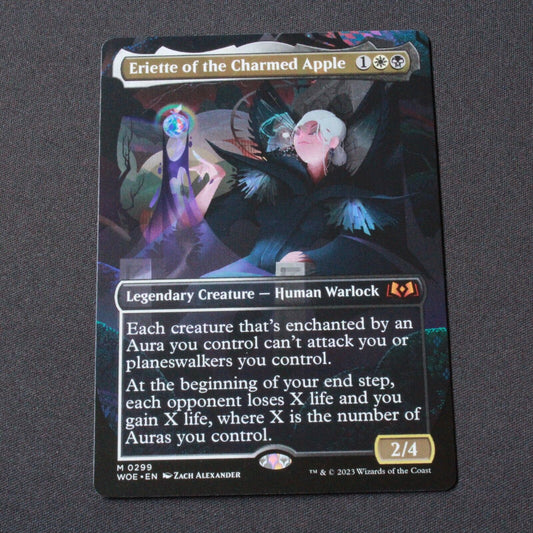 MTG Wilds of Eldraine WOE Mythic Eriette of the Charmed Apple Borderless 354 NM