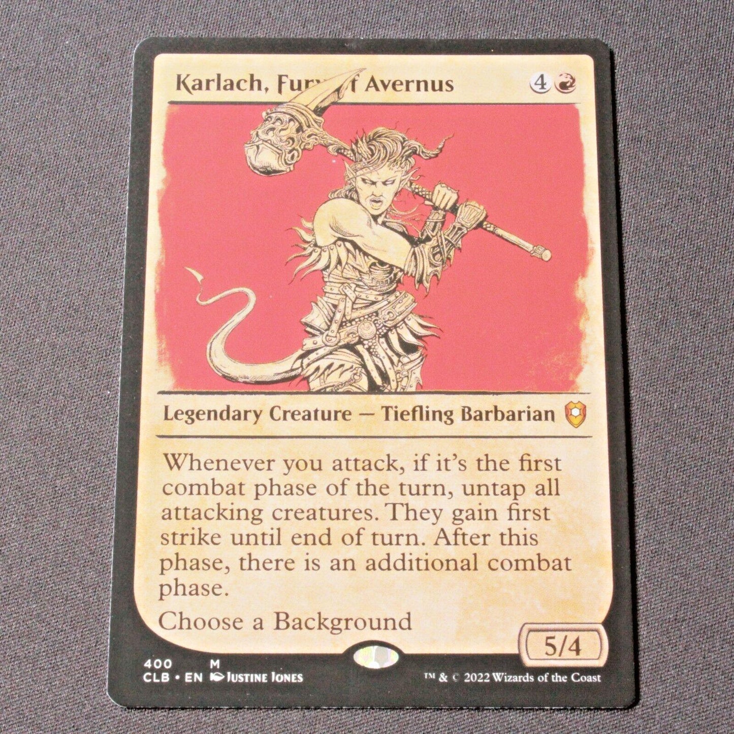 MTG Commander Legends: Baldur's Gate CLB Karlach Fury of Avernus Showcase 400 NM