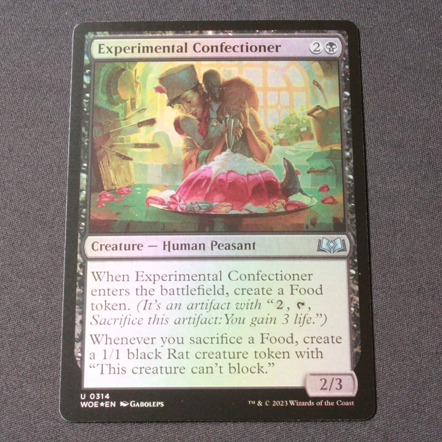 MTG Wilds of Eldraine (WOE) Uncommon FOIL Experimental Confectioner 314 NM