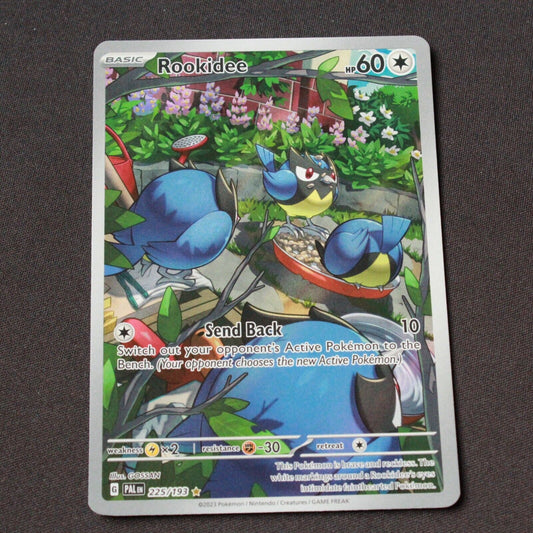 Pokemon SV02: Paldea Evolved SV02 Illustration Rare Holofoil Rookidee 225/193 NM