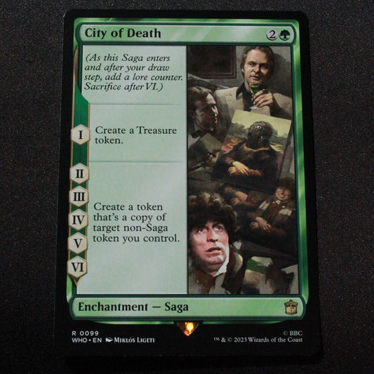 MTG Universes Beyond: Doctor Who (WHO) Rare City of Death 99 NM