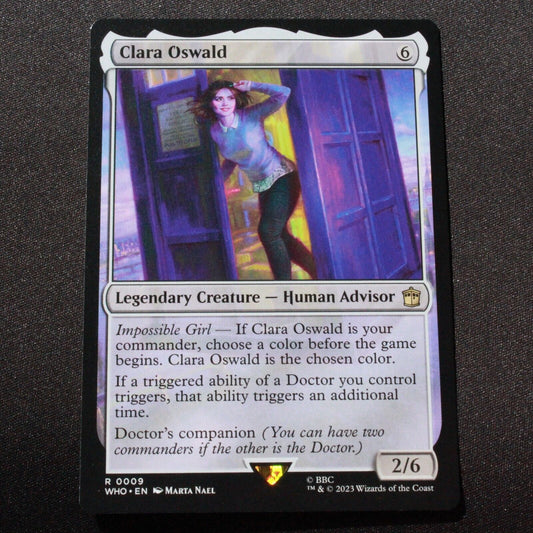 MTG Universes Beyond: Doctor Who (WHO) Rare Clara Oswald 9 NM