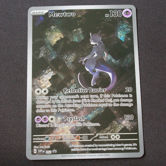 Pokemon SV: Scarlet and Violet 151 Promo Holofoil Mewtwo 052 NM