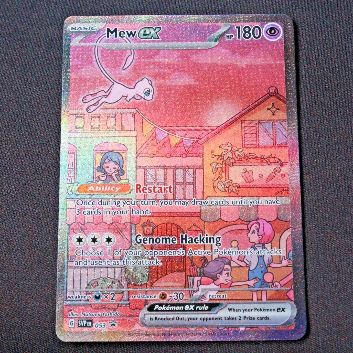 Pokemon SV: Scarlet and Violet 151 Promo Holofoil Mew ex 053 NM