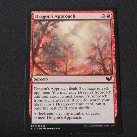 MTG Strixhaven: School of Mages (STX) Common Dragon's Approach 97 NM