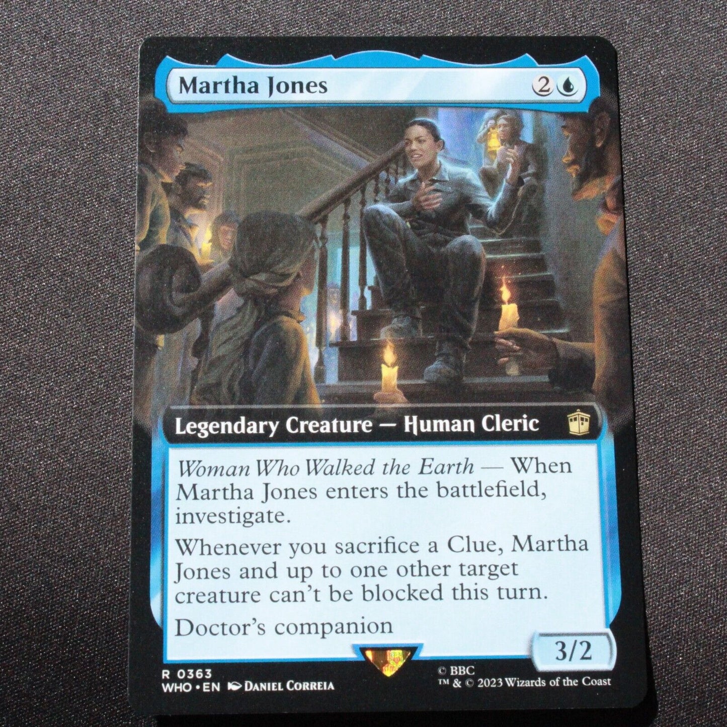 MTG Universes Beyond: Doctor Who (WHO) Rare Martha Jones (Extended Art) 363 NM