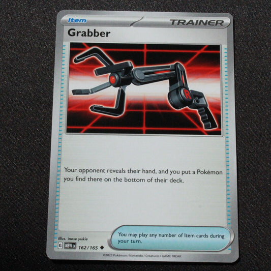 Pokemon Scarlet and Violet 151 Uncommon Holofoil Grabber 162/165 NM