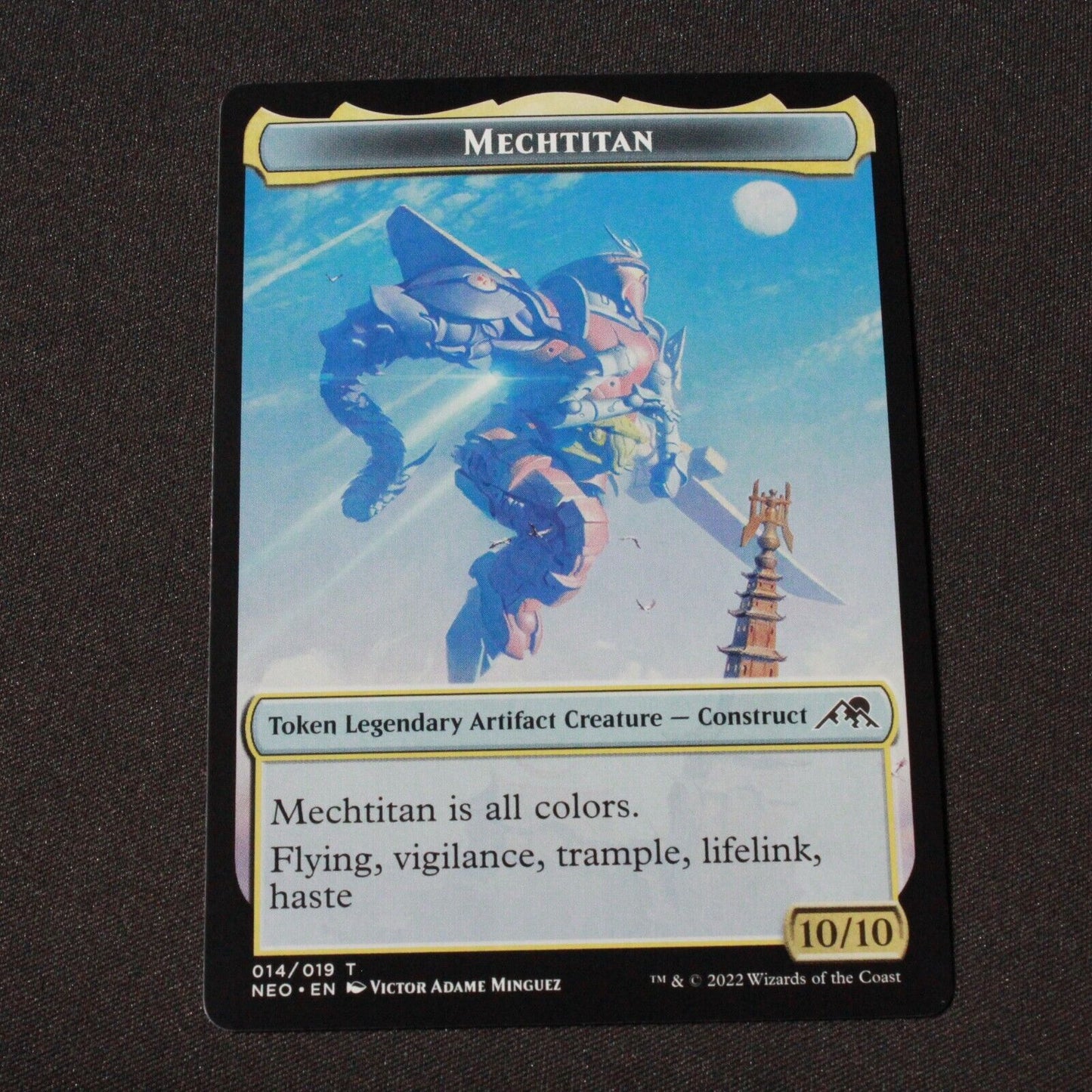 MTG Kamigawa: Neon Dynasty (NEO) Token Mechtitan Token 14 NM