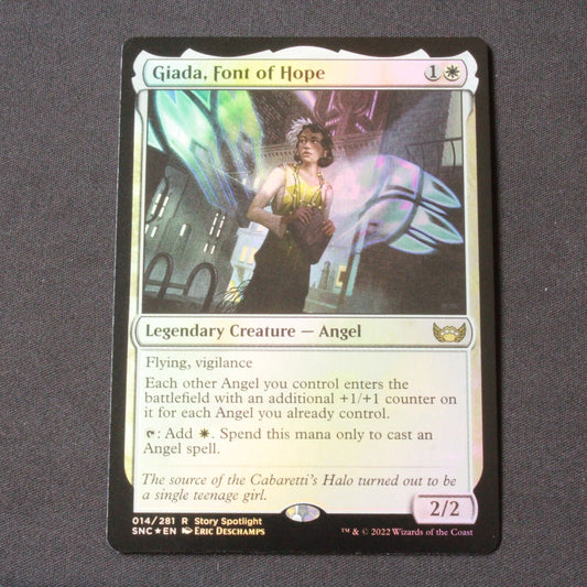 MTG Streets of New Capenna (SNC) Rare Foil Giada, Font of Hope 14 NM