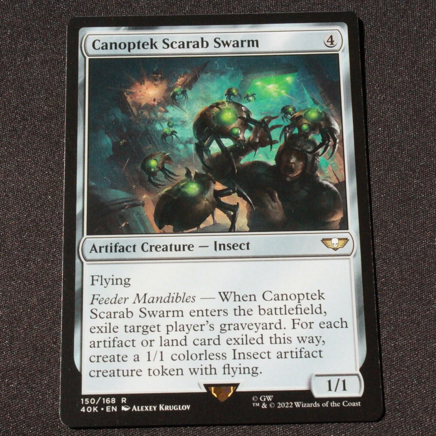 MTG Warhammer 40,000 (40K) Rare Canoptek Scarab Swarm 150 NM