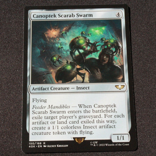 MTG Warhammer 40,000 (40K) Rare Canoptek Scarab Swarm 150 NM