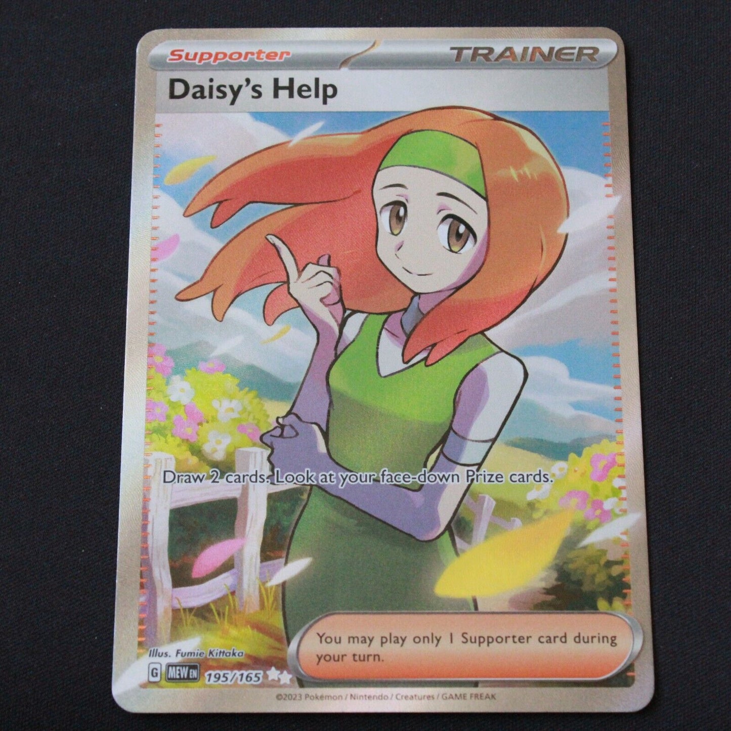 Pokemon Scarlet and Violet 151 Ultra Rare Holofoil Daisy's Help 195/165 NM