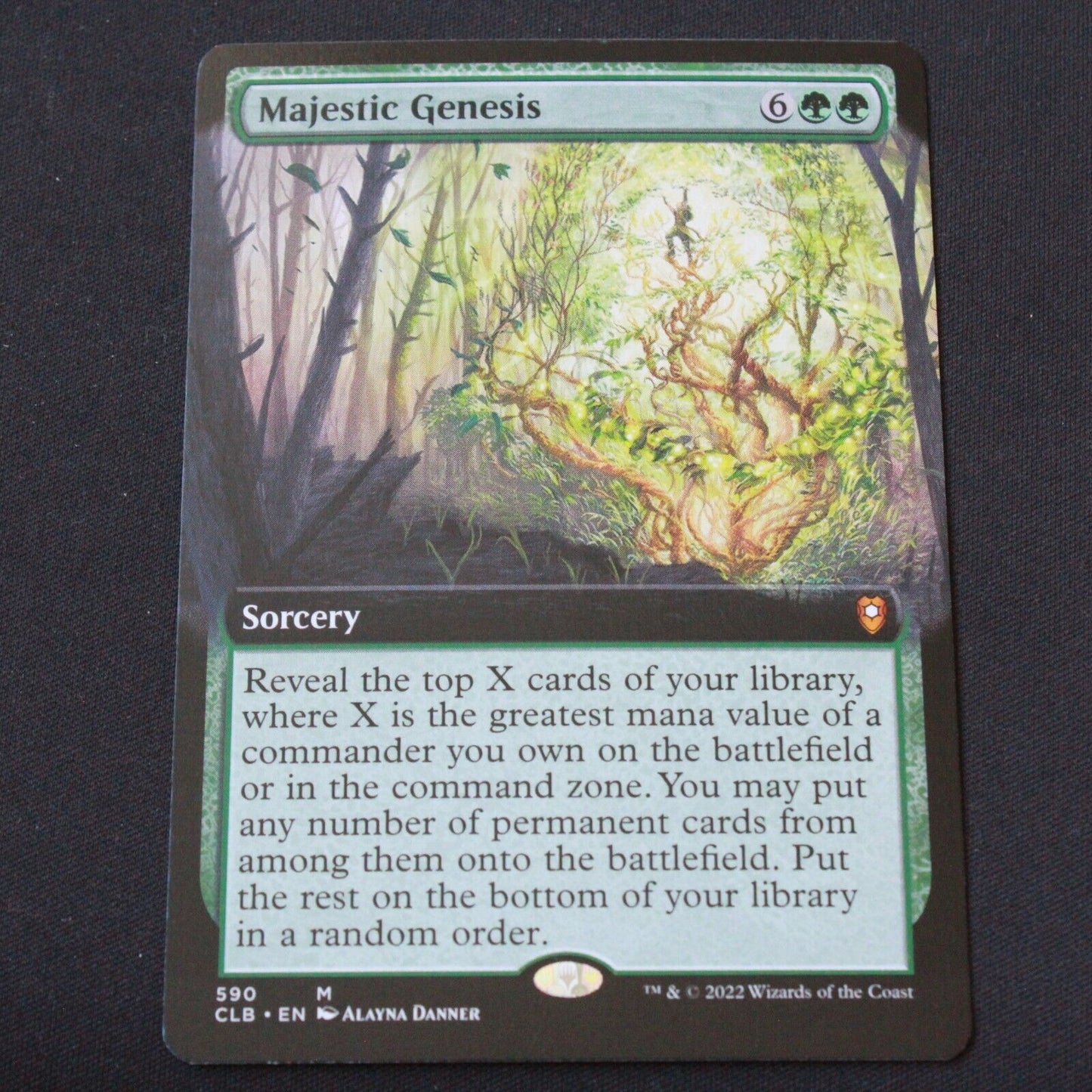 MTG Baldurs Gate (CLB) Mythic Majestic Genesis (Extended Art) 590 NM