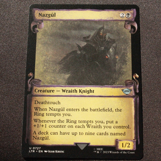 MTG The Lord of the Rings LTR Uncommon Nazgul 0727 Showcase Scrolls 727 NM