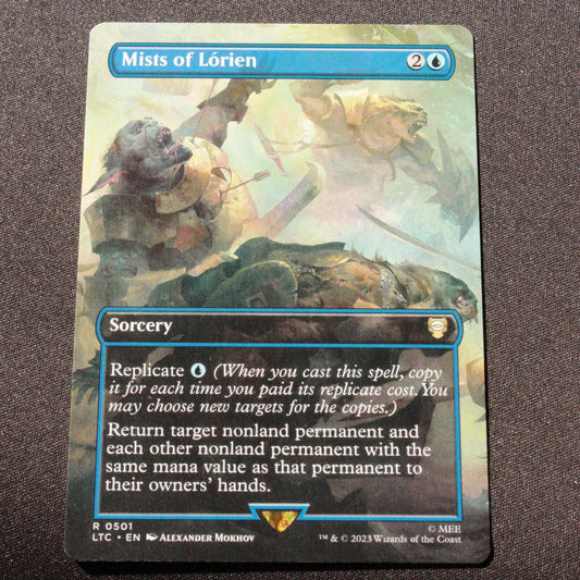 MTG Commander Lord of the Rings LTC Mists of Lorien Borderless 501 NM