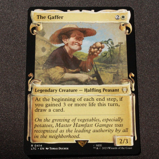 MTG Commander Lord of the Rings LTC The Gaffer Showcase Scrolls 414 NM