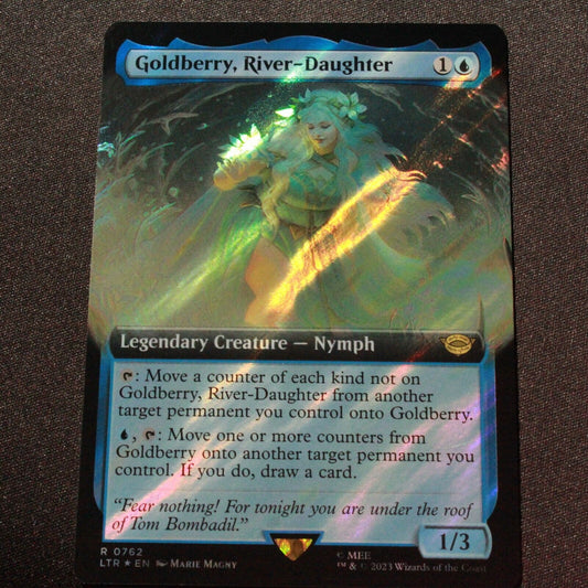 MTG Lord of the Rings LTR Goldberry River-Daughter Ext Art Surge Foil 762 NM