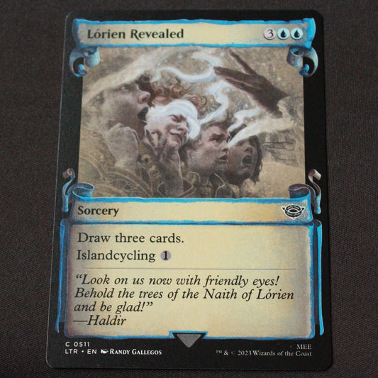 MTG The Lord of the Rings LTR FOIL Lorien Revealed Showcase Scrolls 511 NM