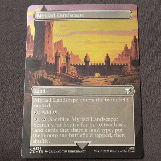 MTG Commander Lord of the Rings LTC Uncommon Myriad Landscape Borderless 534 NM