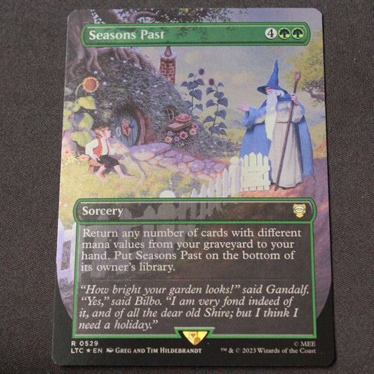 MTG Commander Lord of the Rings LTC FOIL Seasons Past Borderless 529 NM