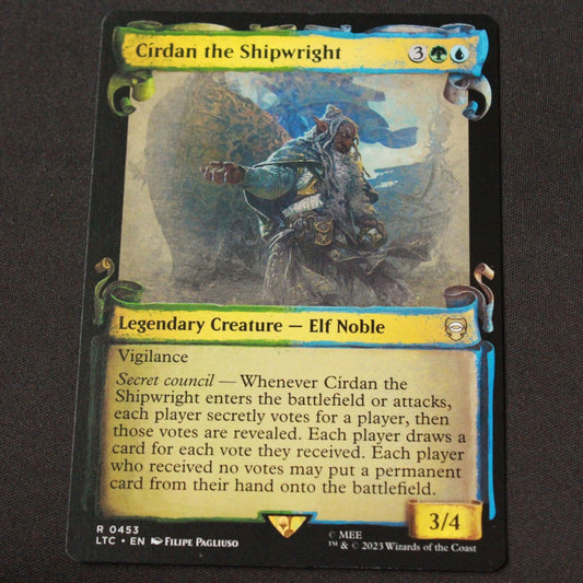 MTG Commander Lord of the Rings LTC Cirdan Shipwright Showcase Scrolls 453 NM