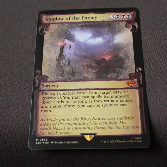 MTG Lord of the Rings LTR FOIL Shadow of the Enemy Showcase Scrolls 558 NM