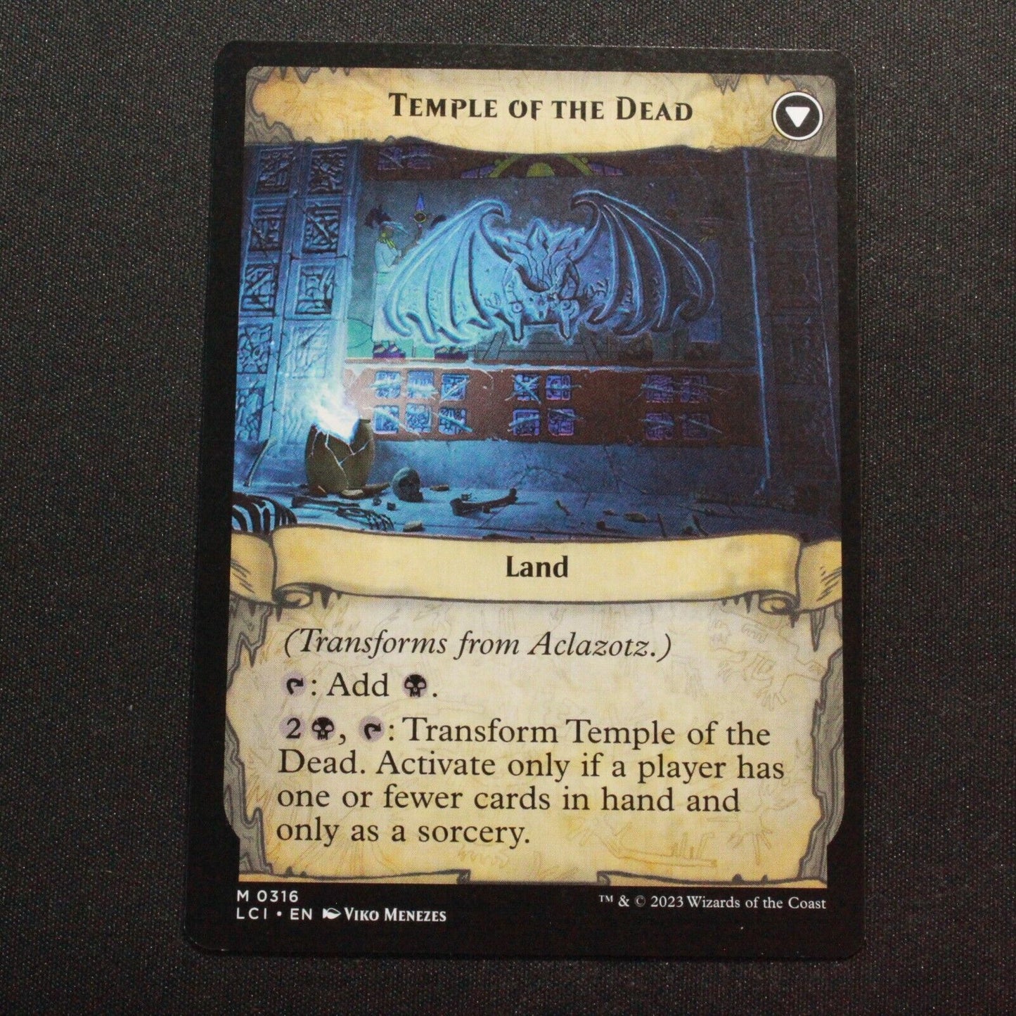 MTG The Lost Caverns of Ixalan LCI Aclazotz, Deepest Betrayal Showcase 316 NM