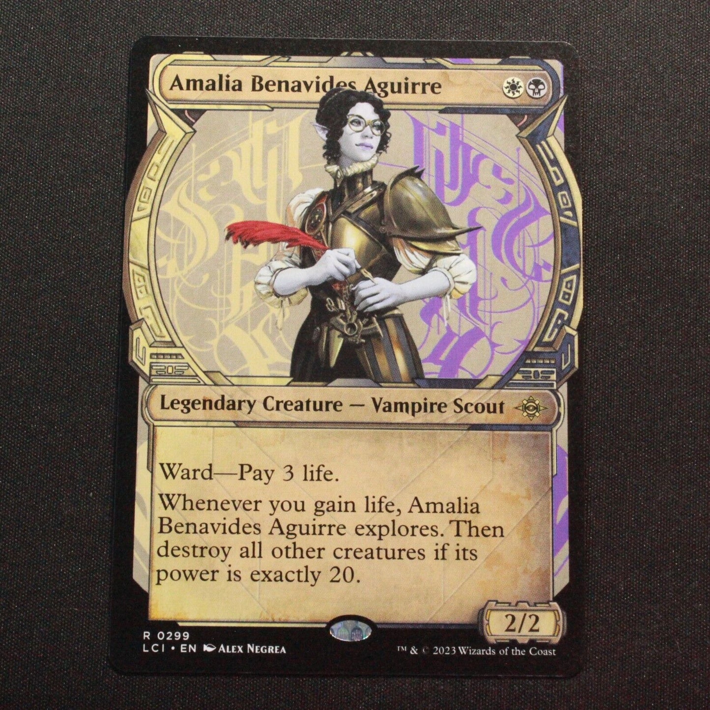 MTG The Lost Caverns of Ixalan LCI Rare Amalia Benavides Aguirre Showcase 299 NM