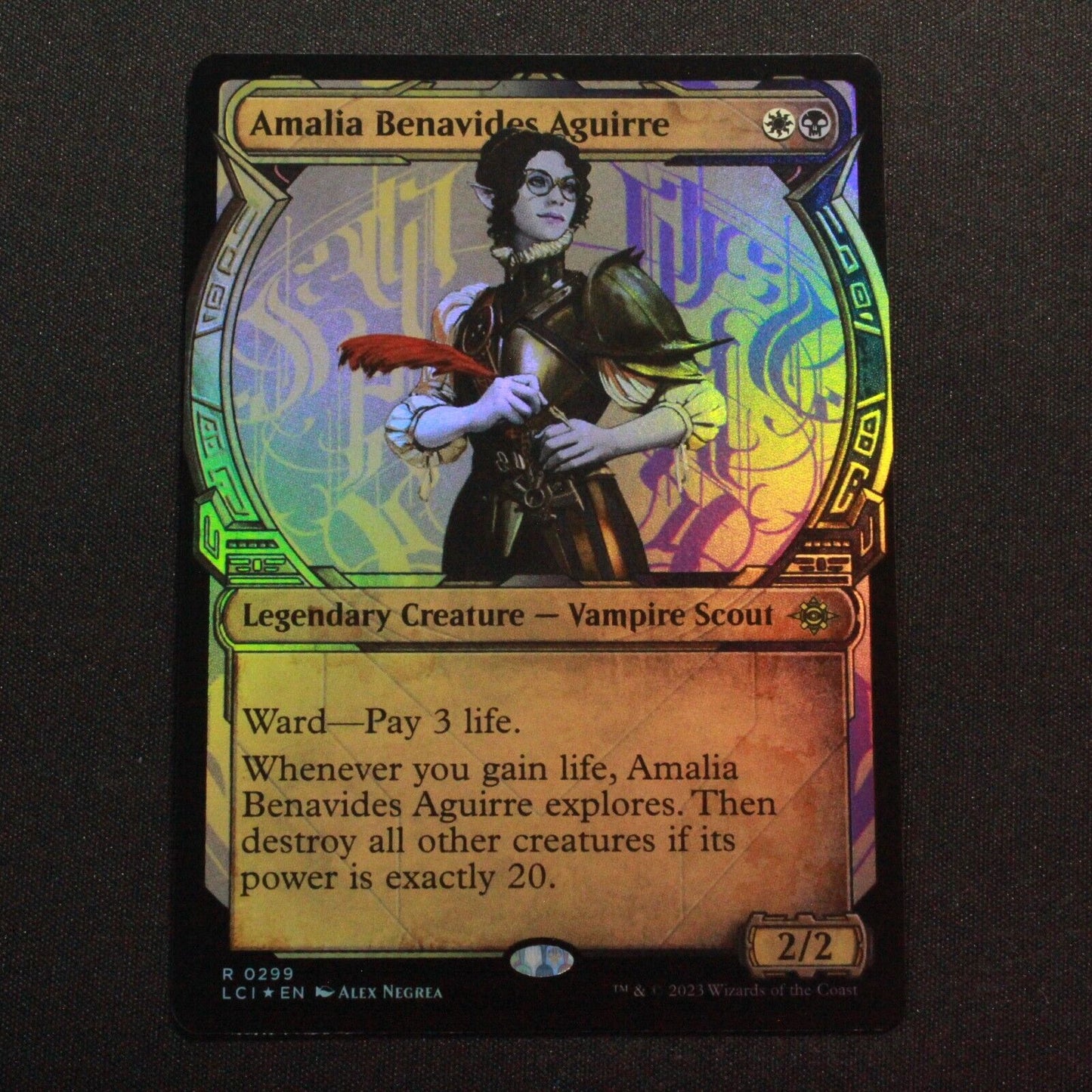 MTG The Lost Caverns of Ixalan LCI FOIL Amalia Benavides Aguirre Showcase 299 NM