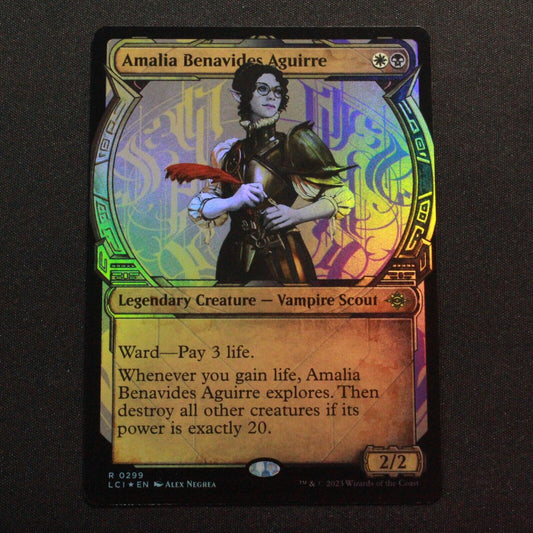 MTG The Lost Caverns of Ixalan LCI FOIL Amalia Benavides Aguirre Showcase 299 NM