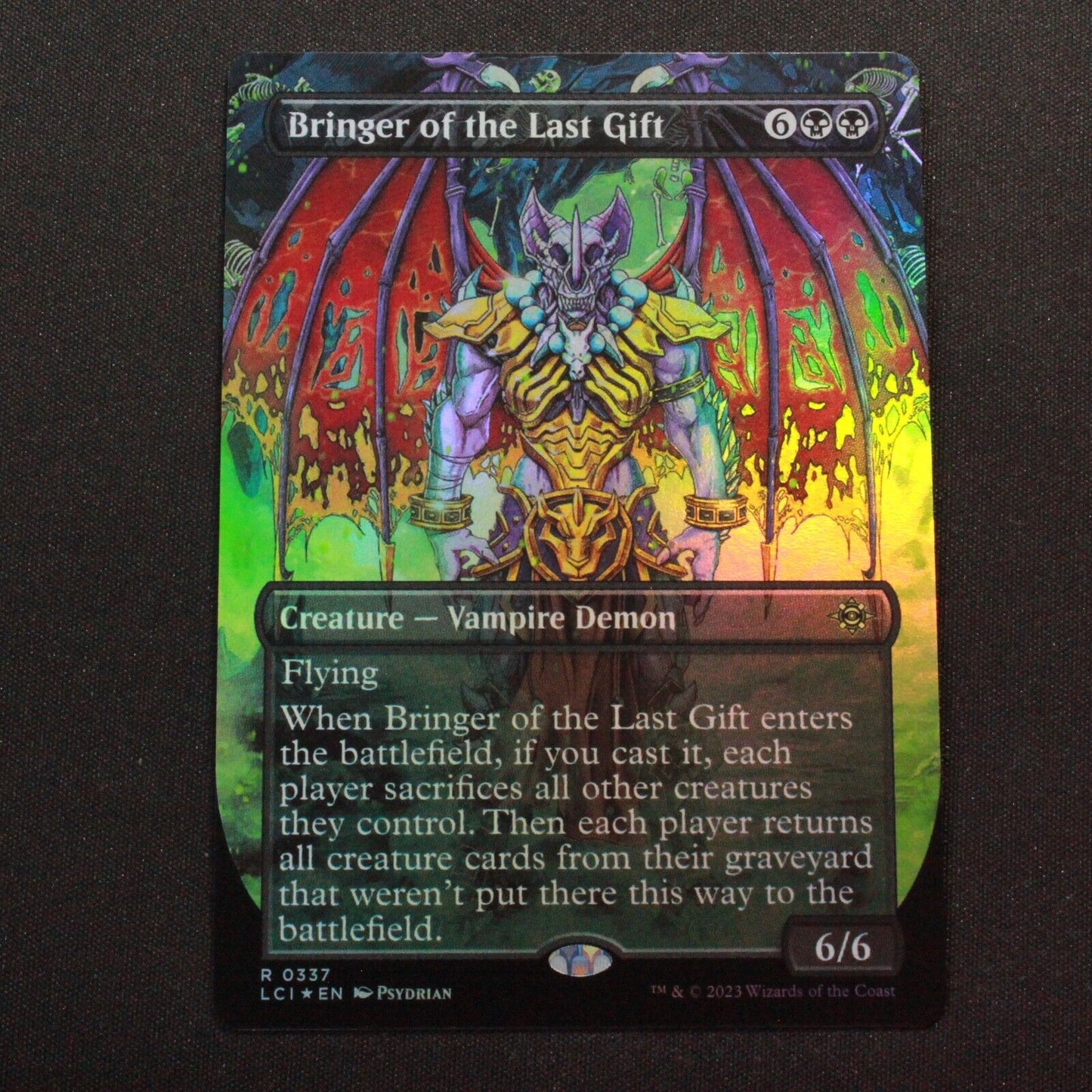 MTG The Lost Caverns of Ixalan LCI FOIL Bringer of Last Gift Borderless 337 NM